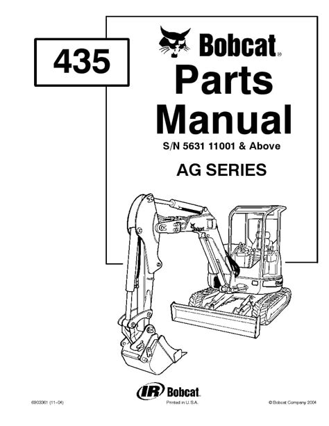 435 mini excavator bobcat|bobcat 435 parts manual.